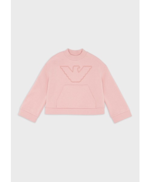 【エンポリオ アルマーニ】EMPORIO ARMANI KIDS イーグルマーク ハイネックスウェットトップス