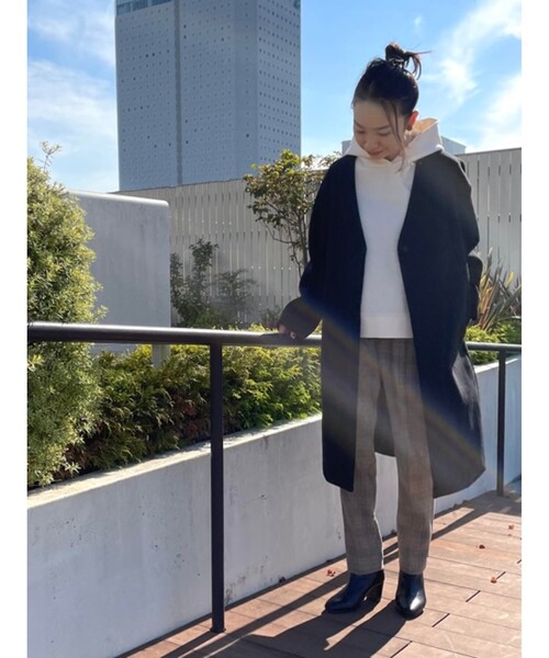 DRESKIP(ドレスキップ)の「◆裏起毛パーカー(パーカー・レディース・ブラック/オリーブ/オフホワイト/ナチュラル/ライトパープル・04/02/03)」の8枚目の写真