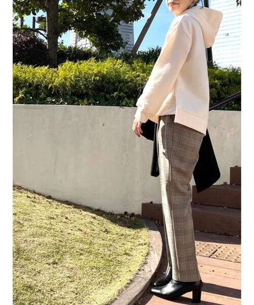 DRESKIP(ドレスキップ)の「◆裏起毛パーカー(パーカー・レディース・ブラック/オリーブ/オフホワイト/ナチュラル/ライトパープル・04/02/03)」の13枚目の写真