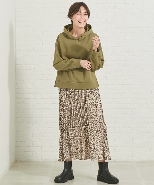 DRESKIP(ドレスキップ)の「◆裏起毛パーカー(パーカー・レディース・ブラック/オリーブ/オフホワイト/ナチュラル/ライトパープル・04/02/03)」の22枚目の写真