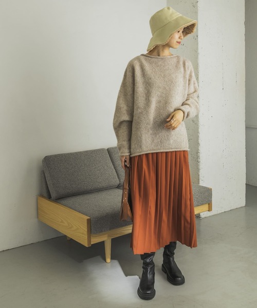 URBAN RESEARCH（アーバンリサーチ）の「カラープリーツスカート（スカート・レディース・パープル/グリーン/オレンジ系その他・FREE）」の22枚目の写真