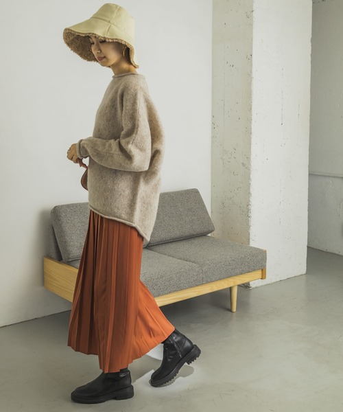 URBAN RESEARCH（アーバンリサーチ）の「カラープリーツスカート（スカート・レディース・パープル/グリーン/オレンジ系その他・FREE）」の21枚目の写真