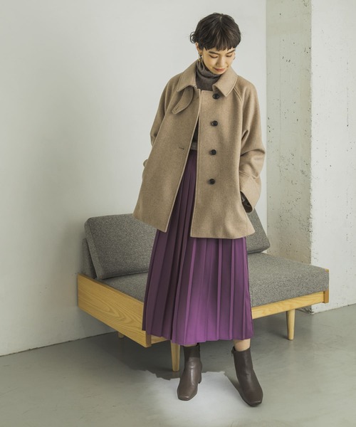 URBAN RESEARCH（アーバンリサーチ）の「カラープリーツスカート（スカート・レディース・パープル/グリーン/オレンジ系その他・FREE）」の15枚目の写真