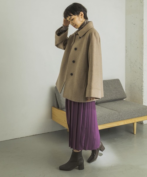 URBAN RESEARCH（アーバンリサーチ）の「カラープリーツスカート（スカート・レディース・パープル/グリーン/オレンジ系その他・FREE）」の14枚目の写真