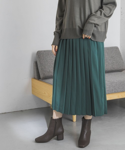 URBAN RESEARCH（アーバンリサーチ）の「カラープリーツスカート（スカート・レディース・パープル/グリーン/オレンジ系その他・FREE）」の13枚目の写真