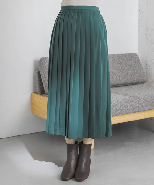 URBAN RESEARCH（アーバンリサーチ）の「カラープリーツスカート（スカート・レディース・パープル/グリーン/オレンジ系その他・FREE）」の9枚目の写真