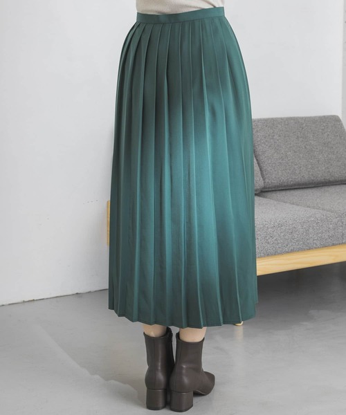 URBAN RESEARCH（アーバンリサーチ）の「カラープリーツスカート（スカート・レディース・パープル/グリーン/オレンジ系その他・FREE）」の7枚目の写真