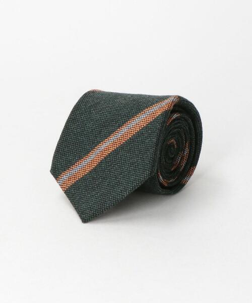 green label relaxing（グリーンレーベルリラクシング）の「＜Cesare Gatti（チェザーレ ガッティ）＞WL 8.0cm ストライプ2 ネクタイ（ネクタイ・メンズ・ネイビー/ダークブラウン/ダークグリーン・FREE）」の2枚目の写真