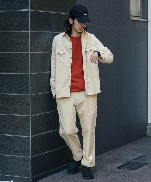 URBAN RESEARCH Sonny Label（アーバンリサーチサニーレーベル）の「コーデュロイワイドテーパードパンツ（その他パンツ・メンズ・ブラウン/アイボリー/チャコールグレー・MEDIUM/LARGE）」の13枚目の写真