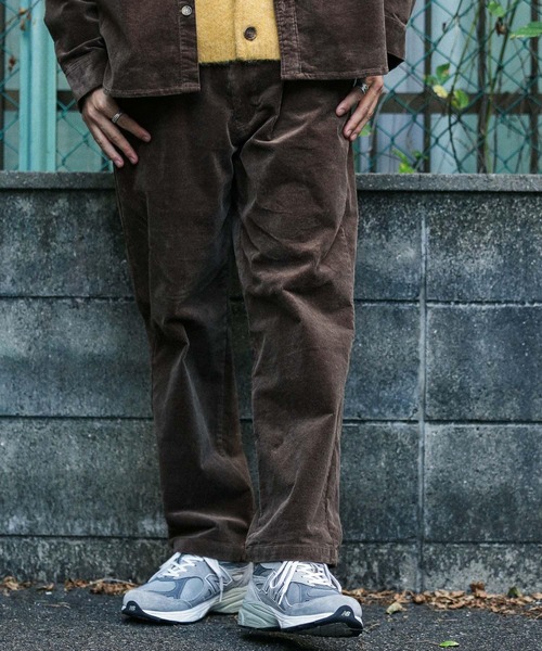 URBAN RESEARCH Sonny Label（アーバンリサーチサニーレーベル）の「コーデュロイワイドテーパードパンツ（その他パンツ・メンズ・ブラウン/アイボリー/チャコールグレー・MEDIUM/LARGE）」の9枚目の写真