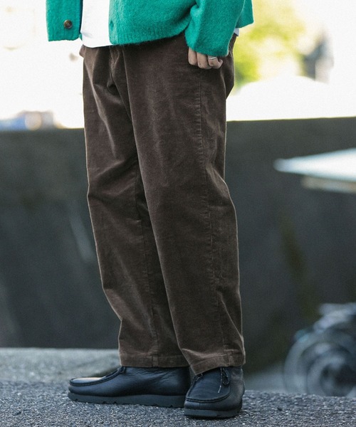 URBAN RESEARCH Sonny Label（アーバンリサーチサニーレーベル）の「コーデュロイワイドテーパードパンツ（その他パンツ・メンズ・ブラウン/アイボリー/チャコールグレー・MEDIUM/LARGE）」の18枚目の写真