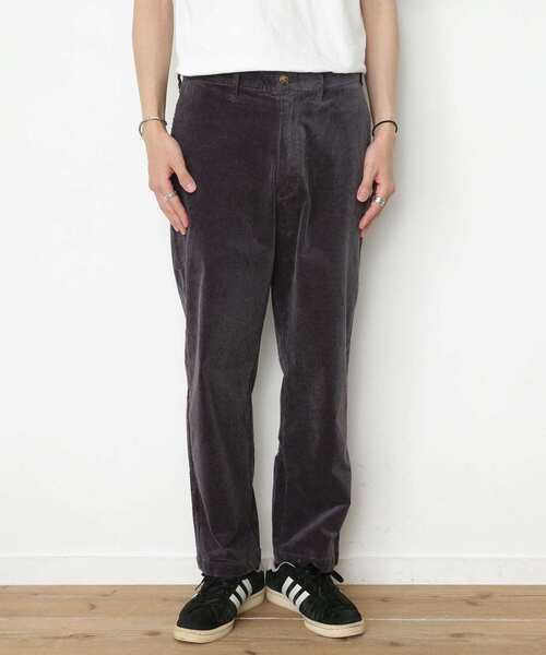 URBAN RESEARCH Sonny Label（アーバンリサーチサニーレーベル）の「コーデュロイワイドテーパードパンツ（その他パンツ・メンズ・ブラウン/アイボリー/チャコールグレー・MEDIUM/LARGE）」の14枚目の写真