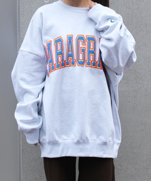 Paragraph(パラグラフ)の「【Paragraph】パラグラフ フロントロゴ クラシックフォームスウェット CLASSIC FOAM MTM NO.018(スウェット・メンズ・チャコールグレー/ライトグレー/ネイビー/グリーン/ライトイエロー・FREE)」の1枚目の写真