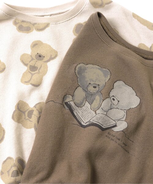 apres les cours（アプレレクール）の「tiny bear 3柄トレーナー（スウェット・キッズ・ブラウン/その他2/アイボリー・120/100/80/110/90）」の16枚目の写真