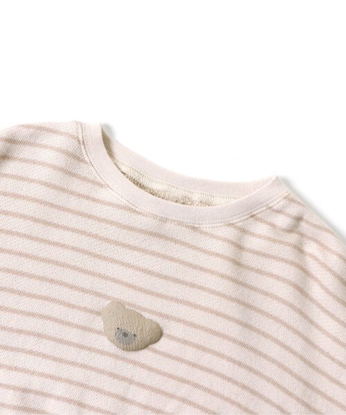 apres les cours（アプレレクール）の「tiny bear 3柄トレーナー（スウェット・キッズ・ブラウン/その他2/アイボリー・120/100/80/110/90）」の10枚目の写真