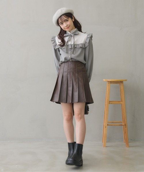 casita(RETRO GIRL)（カシータ）の「ベレー帽（ハンチング/ベレー帽・レディース・ライトグレー/ブラック/ブラウン/ボルドー・FREE）」の10枚目の写真