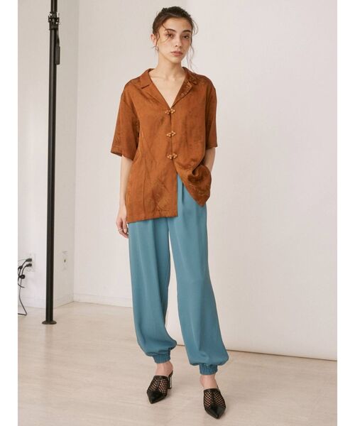 EVRIS（エヴリス）の「タックジョガーパンツ（その他パンツ・レディース・ブラック/オレンジ/ブルー・FREE）」の13枚目の写真