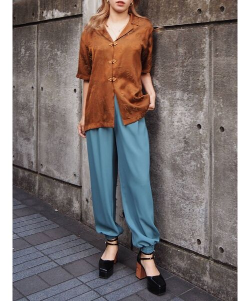 EVRIS（エヴリス）の「タックジョガーパンツ（その他パンツ・レディース・ブラック/オレンジ/ブルー・FREE）」の20枚目の写真