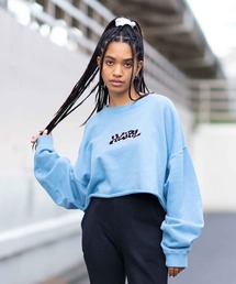 X-girl | GRAFFITI LOGO SWEAT CROPPED TOP(スウェット)