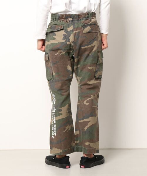 NOT COMMON SENSE（ノットコモンセンス）の「NotCommonSense(NCS)/ノットコモンセンス/スリムフレアパンツ（その他パンツ・メンズ・ブラック/カモフラージュ・MEDIUM/LARGE）」の5枚目の写真
