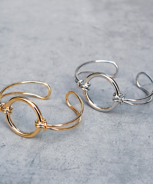 Marient（マリエント）の「Circle Line Bangle/ブレスレット（バングル/リストバンド・レディース・シルバー/ゴールド・FREE）」の3枚目の写真