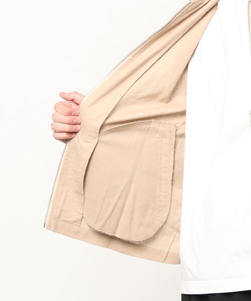 MGV(エムジーヴィー)の「綿麻スウィングトップ(ブルゾン・メンズ・ベージュ/グレー/ブラック/ネイビー・LARGE/SMALL/MEDIUM)」の20枚目の写真