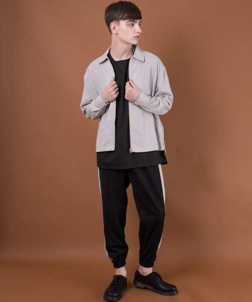MGV(エムジーヴィー)の「綿麻スウィングトップ(ブルゾン・メンズ・ベージュ/グレー/ブラック/ネイビー・LARGE/SMALL/MEDIUM)」の9枚目の写真