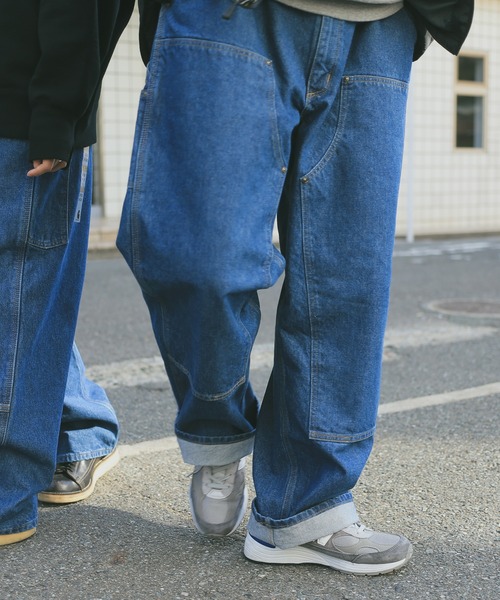 Carhartt（カーハート）の「Carhartt カーハート　B73 DOUBLE FRONT LOGGER DUNGAREE デニム ペインターパンツ（デニムパンツ・メンズ・ブルー・40/34/32/30/38/36）」の22枚目の写真