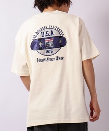 VISION STREET WEAR 刺繍/プリント半袖Tシャツ