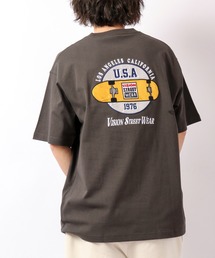 VISION STREET WEAR 刺繍/プリント半袖Tシャツ