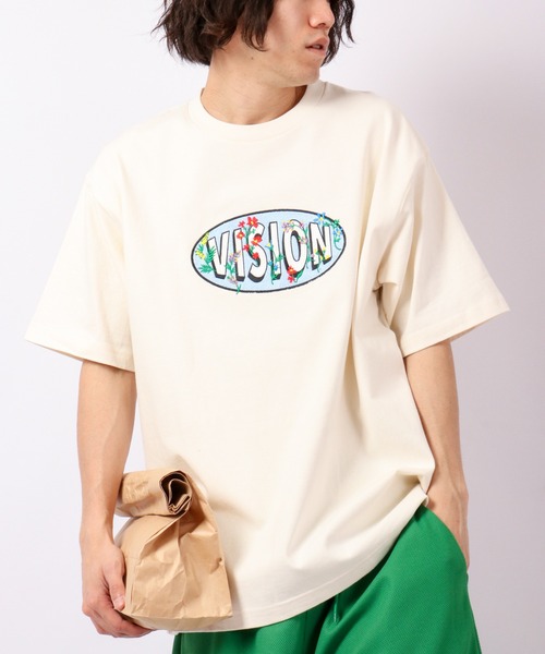 VISION STREET WEAR（ヴィジョンストリートウェア）の「VISION STREET WEAR 刺繍/プリント半袖Tシャツ（Tシャツ/カットソー・メンズ・パープル系その他/グレー系その他3/グリーン系その他2/ホワイト系その他4/マスタード/チャコールグレー/グレー系その他5/イエロー系その他2/ブルー/イエロー系その他4/ホワイト系その他/ホワイト系その他6/その他/イエロー系その他/グリーン系その他4/ブルー系その他/グレー系その他2/グレー系その他6/ブルー系その他3/オフホワイト/ホワイト系その他5/ラベンダー/グリーン系その他3/グリーン/ホワイト系その他7/グレー系その他/グレー系その他7/ブルー系その他2/ミント/ホワイト系その他2/ホワイト/その他2/ブルー系その他4/パープル系その他2/その他1/グレー系その他4/イエロー系その他3/グリーン系その他/ホワイト系その他3・M/LL/L）」の3枚目の写真