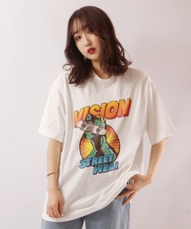VISION STREET WEAR 刺繍/プリント半袖Tシャツ