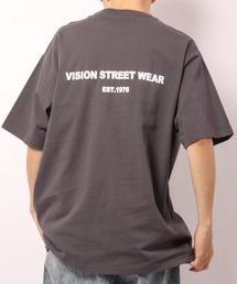 VISION STREET WEAR 刺繍/プリント半袖Tシャツ