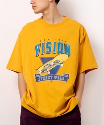 VISION STREET WEAR 刺繍/プリント半袖Tシャツ