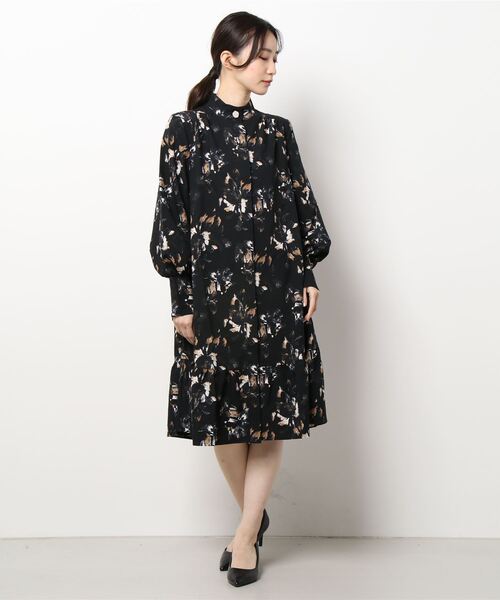 MADEMOISELLE ROPE'(マドモアゼル ロペ)の「【JUST FEMAIL】ASTIミニワンピース(ワンピース・レディース・ブラック・FREE)」の13枚目の写真