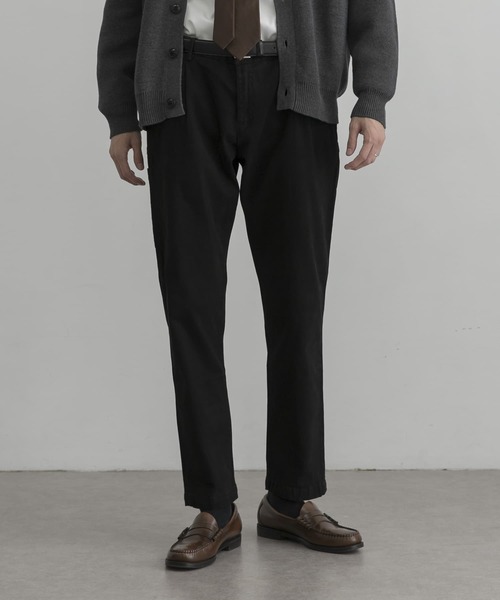 URBAN RESEARCH(アーバンリサーチ)の「URBAN RESEARCH Tailor YAN SIMMONコットンパンツ(スーツパンツ・メンズ・ブラック/カーキ/ベージュ・44/50/46/48)」の4枚目の写真