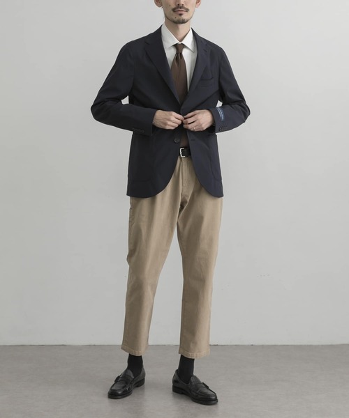 URBAN RESEARCH(アーバンリサーチ)の「URBAN RESEARCH Tailor YAN SIMMONコットンパンツ(スーツパンツ・メンズ・ブラック/カーキ/ベージュ・44/50/46/48)」の12枚目の写真
