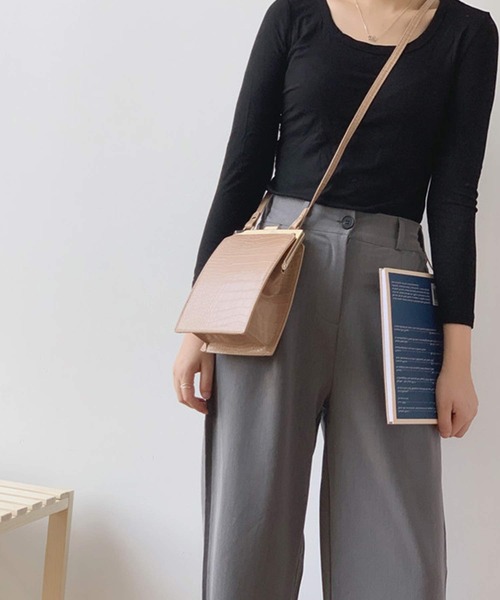 shopnikoniko(ショップニコニコ)の「ショルダーバッグ(ショルダーバッグ・レディース・ワインレッド/ブラウン/ブラック/ベージュ・フリー)」の9枚目の写真