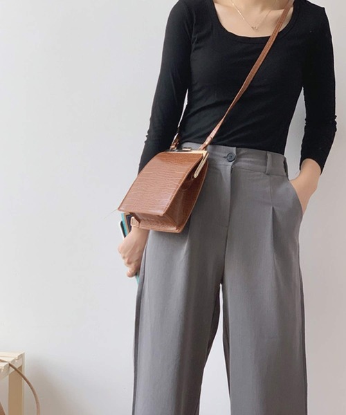 shopnikoniko(ショップニコニコ)の「ショルダーバッグ(ショルダーバッグ・レディース・ワインレッド/ブラウン/ブラック/ベージュ・フリー)」の18枚目の写真