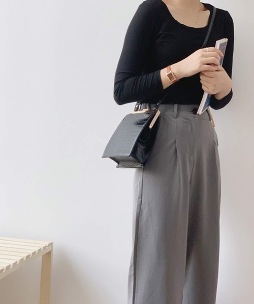 shopnikoniko(ショップニコニコ)の「ショルダーバッグ(ショルダーバッグ・レディース・ワインレッド/ブラウン/ブラック/ベージュ・フリー)」の5枚目の写真