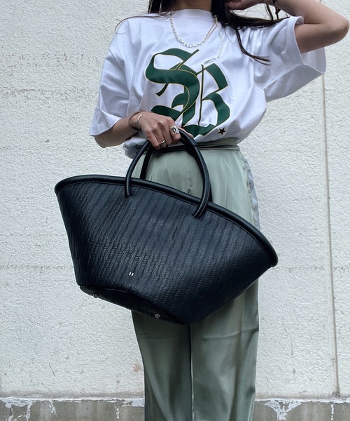 Atnek レザーバスケット トートバッグ Atnek アトネック のファッション通販 Zozotown