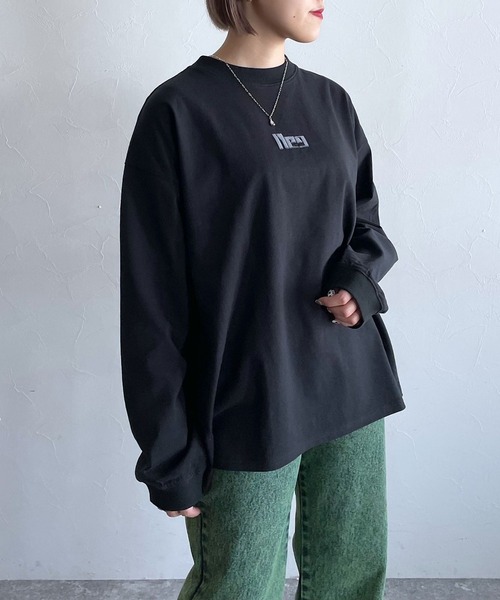 PAGEBOY（ページボーイ）の「ミニロゴシシュウロンT（Tシャツ/カットソー・レディース・ブラック/レッド/オフホワイト/イエロー・FREE）」の3枚目の写真