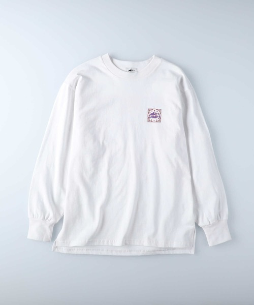 CAMP7（キャンプセブン）の「【CAMP7】バンダナ柄プリントロンＴ（Tシャツ/カットソー・レディース・ホワイト/ブラック/ブルー・M/L）」の21枚目の写真