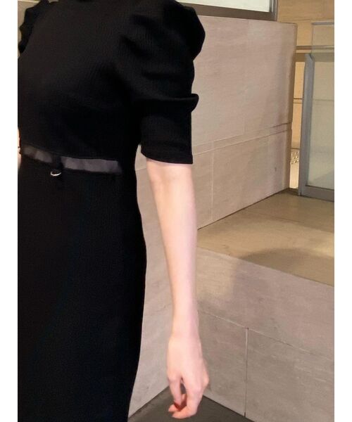 EATME（イートミー）の「ウエストマークリブワンピース（ワンピース・レディース・ブラック/グレー/アイボリー・FREE）」の15枚目の写真