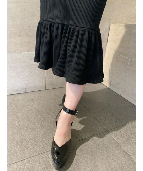 EATME（イートミー）の「ウエストマークリブワンピース（ワンピース・レディース・ブラック/グレー/アイボリー・FREE）」の17枚目の写真