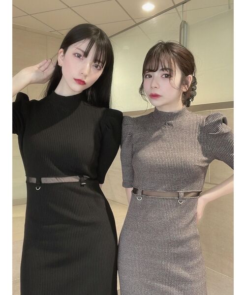 EATME（イートミー）の「ウエストマークリブワンピース（ワンピース・レディース・ブラック/グレー/アイボリー・FREE）」の18枚目の写真