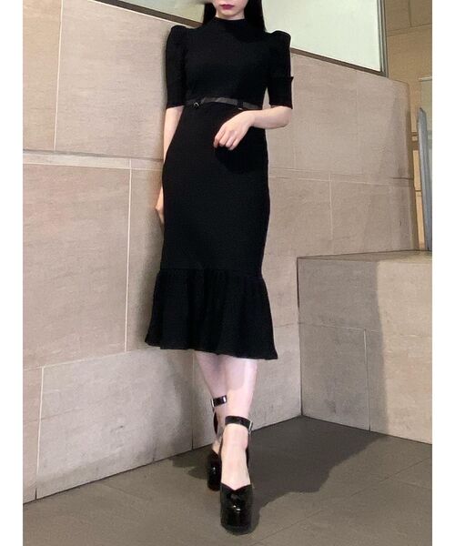 EATME（イートミー）の「ウエストマークリブワンピース（ワンピース・レディース・ブラック/グレー/アイボリー・FREE）」の19枚目の写真