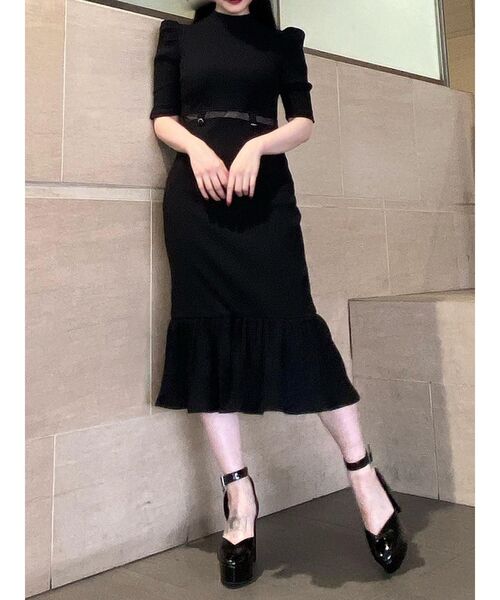 EATME（イートミー）の「ウエストマークリブワンピース（ワンピース・レディース・ブラック/グレー/アイボリー・FREE）」の20枚目の写真