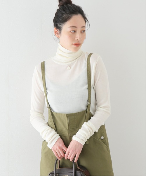 FRAMeWORK(フレームワーク)の「テレコタートルネックプルオーバー(Tシャツ/カットソー・レディース・ベージュ/ホワイト系その他・FREE)」の8枚目の写真