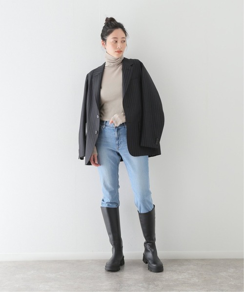 FRAMeWORK(フレームワーク)の「テレコタートルネックプルオーバー(Tシャツ/カットソー・レディース・ベージュ/ホワイト系その他・FREE)」の11枚目の写真